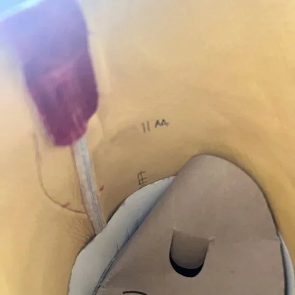 Rod Patrick Womens Knee High Cowboy Boots 11AA Brown White Cowgirl Western Tall - Picture 13 of 14